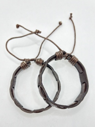 Bransoletka skórzana