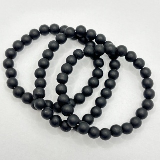 Bransoletka z obsydianem matowym