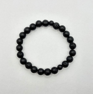 Brasoletka z lawy wulkanicznej