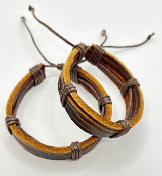 Bransoletka skórzana