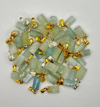 Zawieszka z akwamarynem - walec