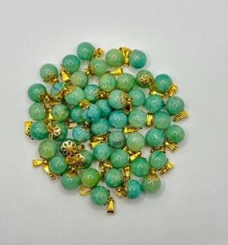 Zawieszka z amazonitem - kulka