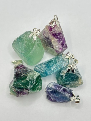 Zawieszka z fluorytem