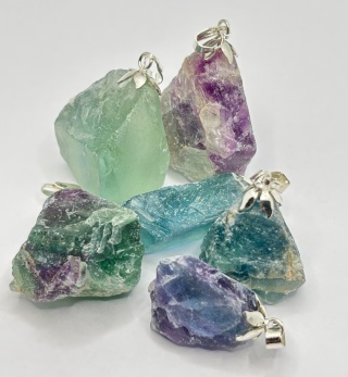 Zawieszka z fluorytem