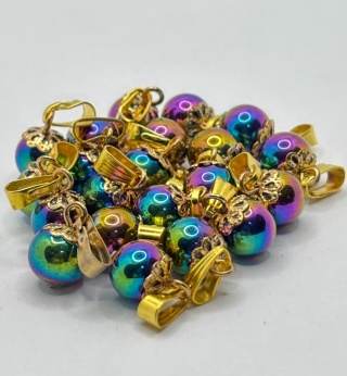 Zawieszka z hematytem oksydowanym