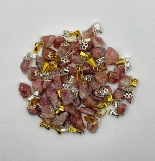 Zawieszka z turmalinem różowym