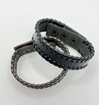 Bransoletka skórzana