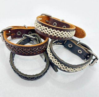 Bransoletka skórzana