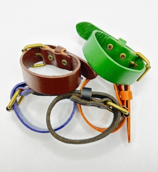 Bransoletka skórzana