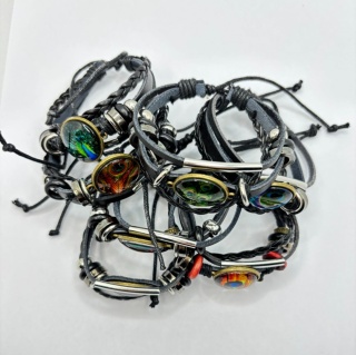 Bransoletka skórzana