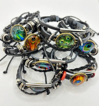 Bransoletka skórzana