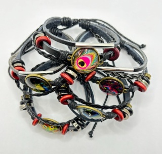 Bransoletka skórzana