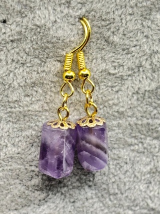 Kolczyki z ametystem