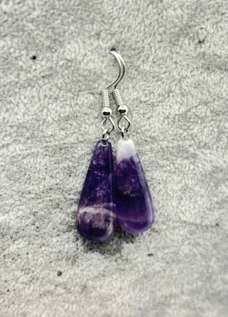 Kolczyki z ametystem