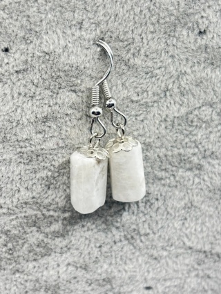 Kolczyki z kryształem górskim