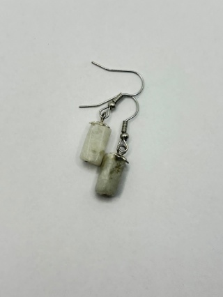 Kolczyki z kryształem górskim