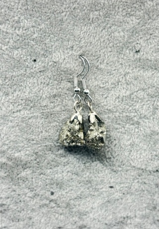 Kolczyki z pirytem