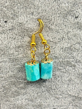 Kolczyki z turkusem