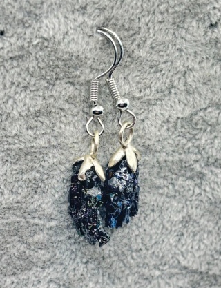 Kolczyki z węglikem krzemu