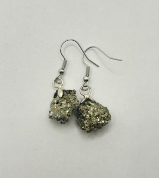 Kolczyki z pirytem