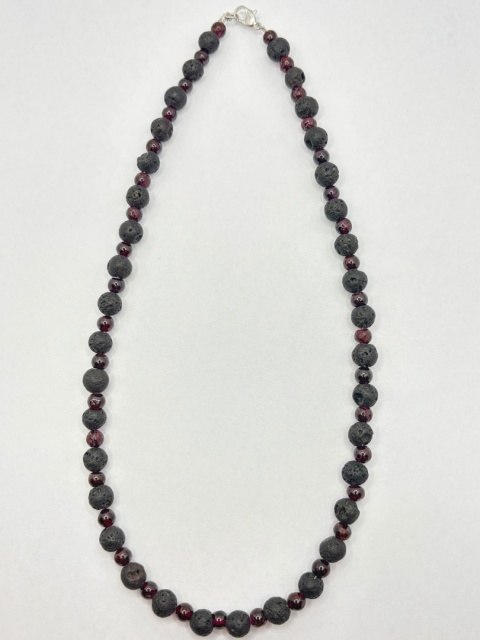 Naszyjnik z lawą wulkaniczną