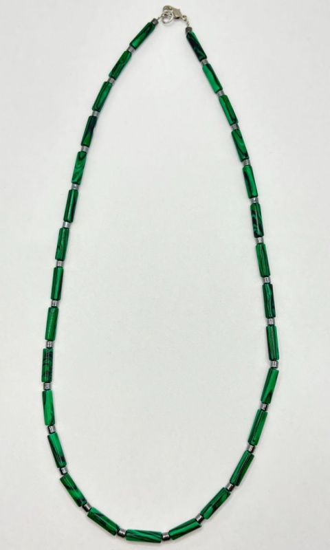 Naszyjnik z malachitem