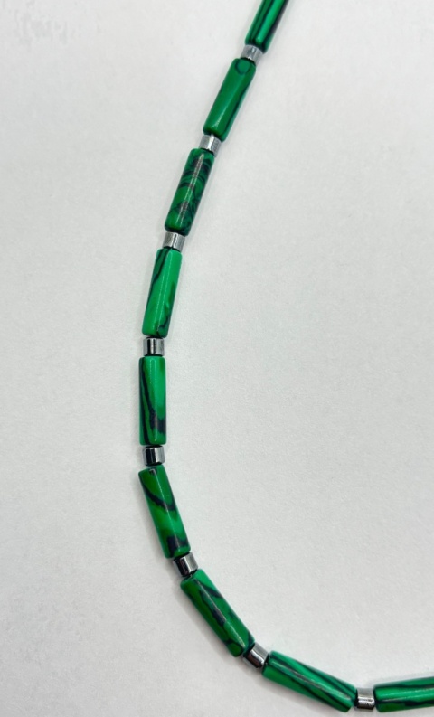 Naszyjnik z malachitem