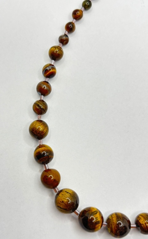 Naszyjnik z tygrysiem okiem