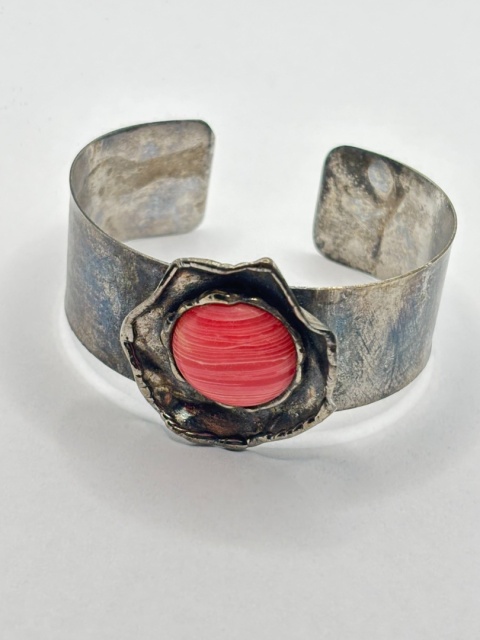 Bransoletka z agatem czerwonym