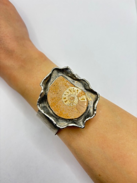 Bransoletka z amonitem