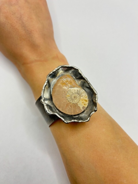 Bransoletka z amonitem