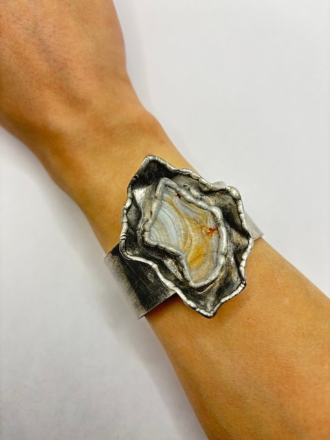 Bransoletka z chalcedonem