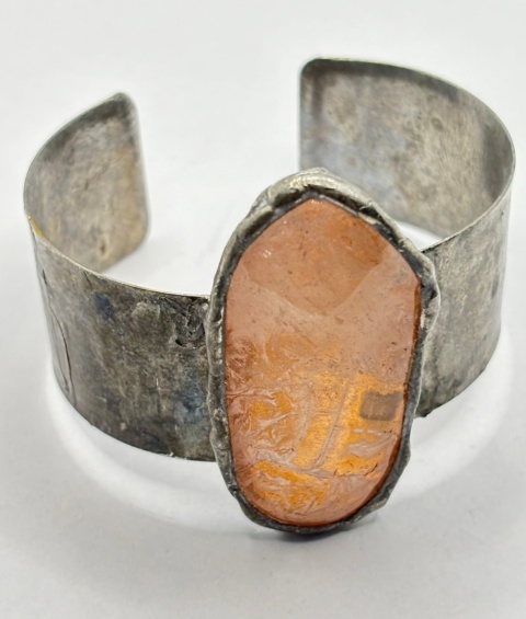 Bransoletka z kryształem górskim