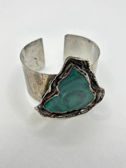 Bransoletka z malachitem