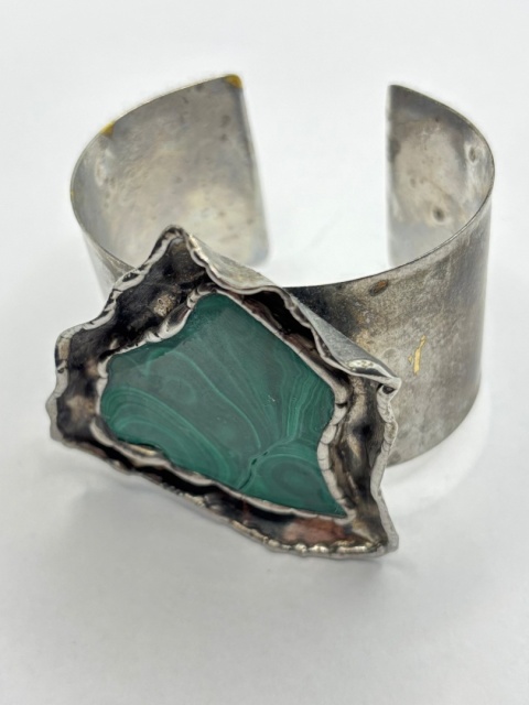 Bransoletka z malachitem