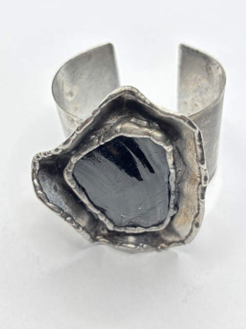 Bransoletka z obsydianem