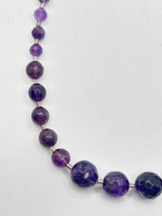 Naszyjnik z ametystem