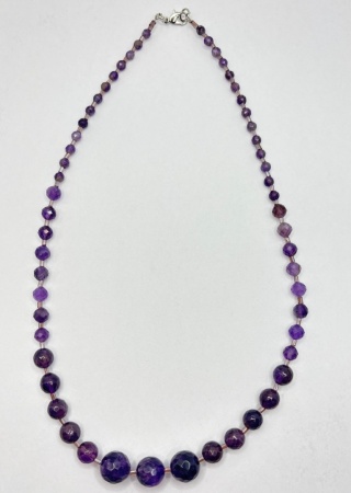 Naszyjnik z ametystem