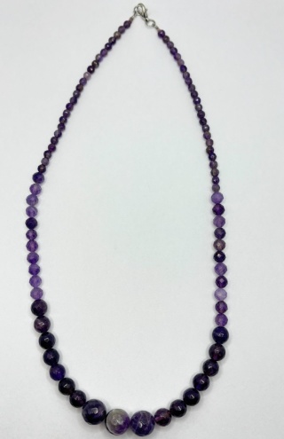 Naszyjnik z ametystem