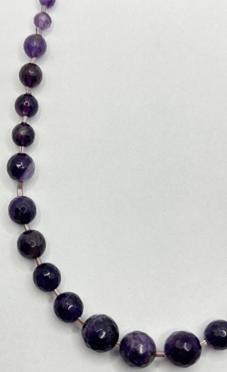 Naszyjnik z ametystem