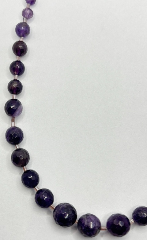 Naszyjnik z ametystem