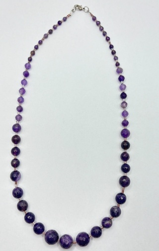 Naszyjnik z ametystem