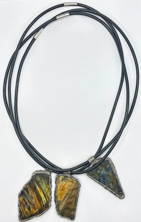 Naszyjnik z labradorytem