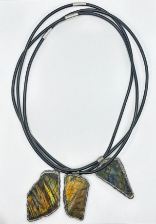 Naszyjnik z labradorytem