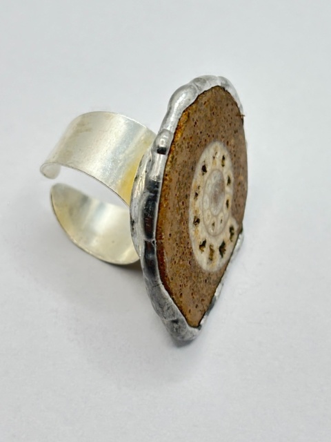 Pierścionek z amonitem