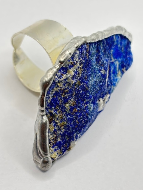 Pierścionek z lapisem lazuli