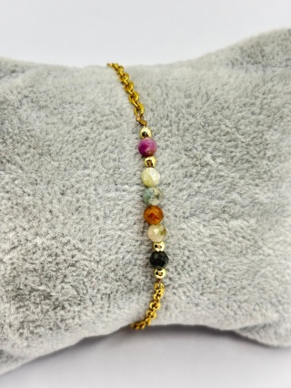 Bransoletka z ametystem,kamieniem księżycowym