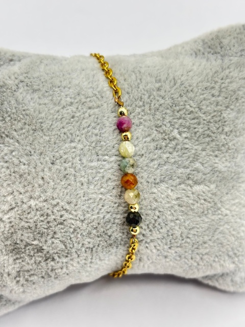 Bransoletka z ametystem,kamieniem księżycowym