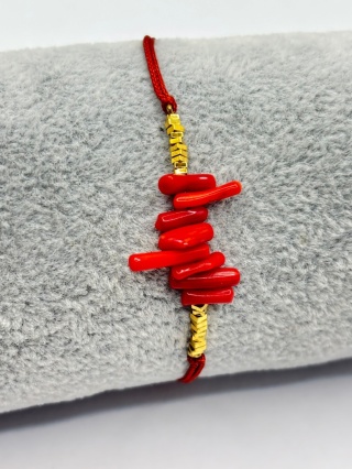 Bransoletka z koralem