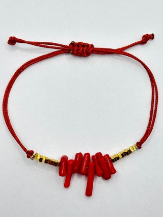 Bransoletka z koralem